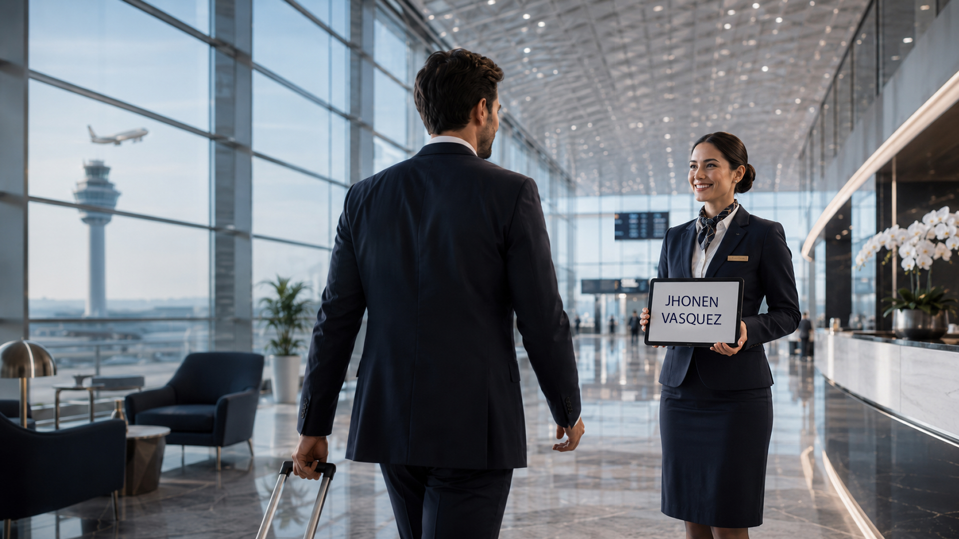 Airport meet and greet service for arrival, departure and transit passengers